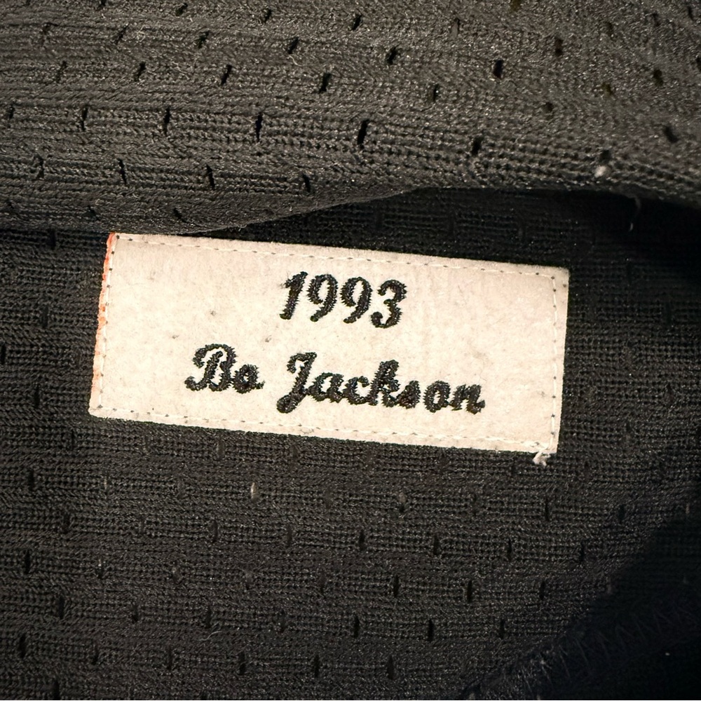 Mitchell & Ness Bo Jackson Chicago White Sox Batting Practice Jersey Black Lg. - Picture 10 of 14